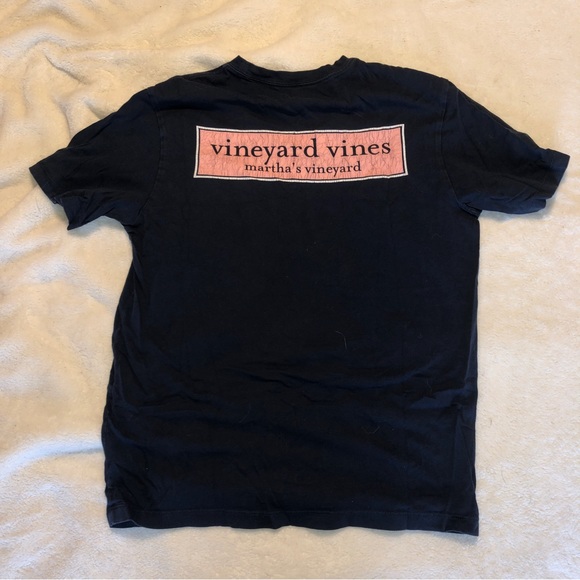 Navy Blue Vineyard Vines Tee Shirt | Men’s XS - Picture 4 of 4
